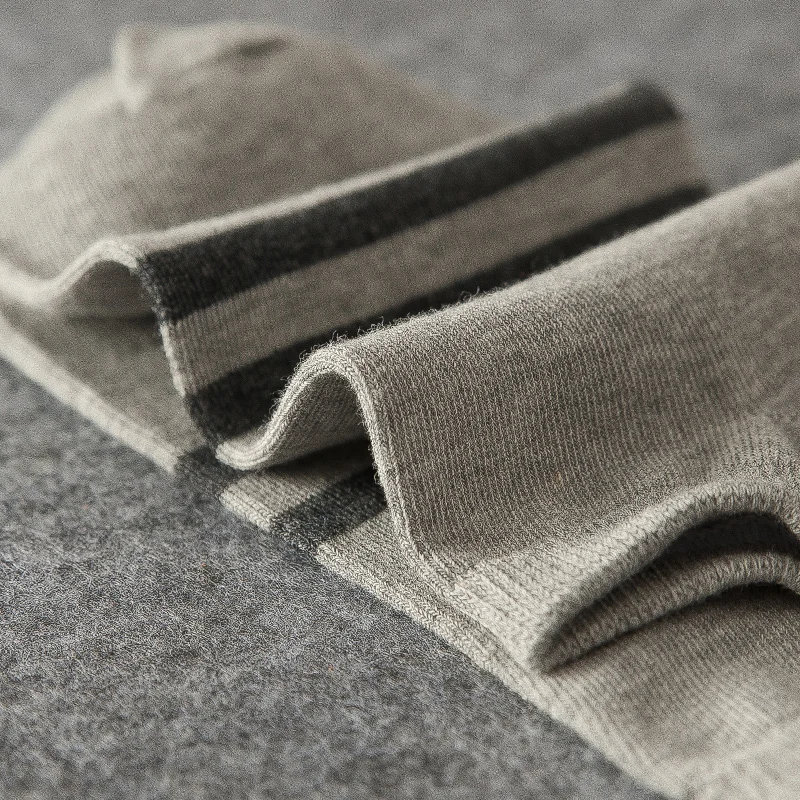 Носки для мужчин Хлопковые летние короткие полосатые кроссовки calcetines antideslizante