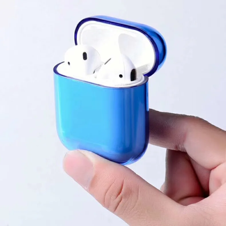 Для AirPods 2 Чехол защитный пластиковый прозрачный чехол противоударный для