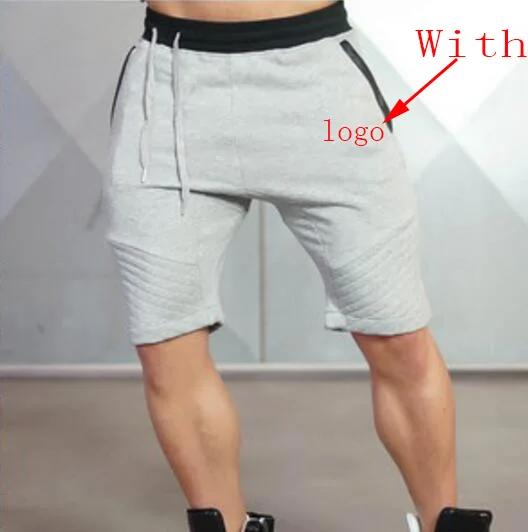 2018 Summer NewMens Fitness Shorts Fashion Casual Gyms Bodybuilding Workout Male Calf-Length Short Pants Brand Sweatpants images - 6