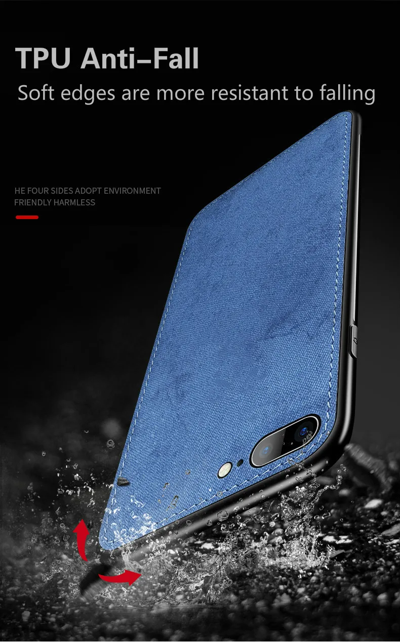 Тканевый ультра-тонкий холщовый силиконовый чехол для телефона для samsung Galaxy S10Plus S8 Note8 a50тканевый Мягкий защитный чехол