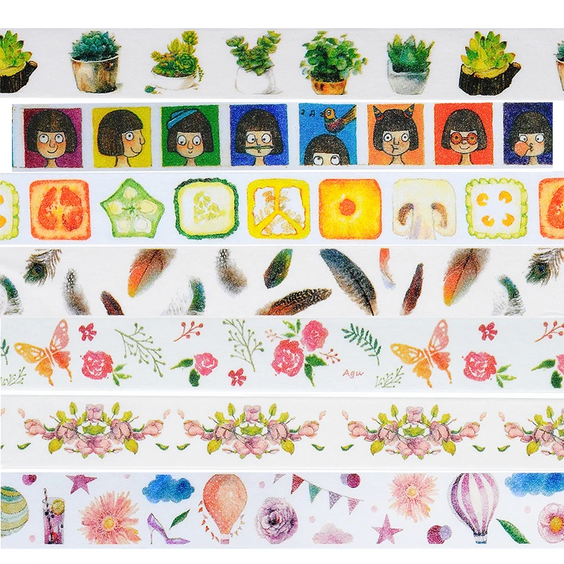 2016 новое поступление васи лента цветы дизайн свежий стиль маскирующая |