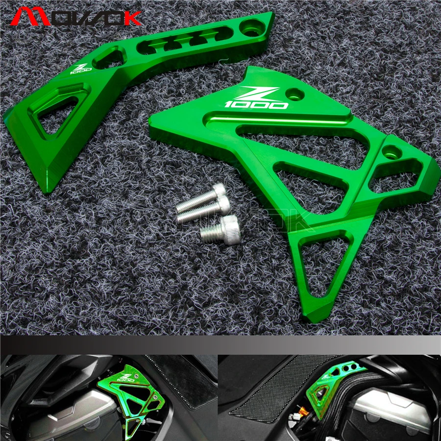 Аксессуары для мотоциклов Kawasaki Z1000 2014 2015 2016 2017 CNC алюминиевая крышка впрыска