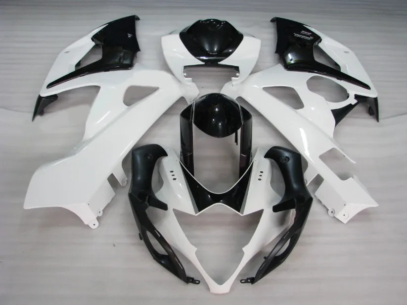 Комплект обтекателей под давлением для GSXR1000 05 06 GSXR 1000 K5 2005 2006 белый и черный