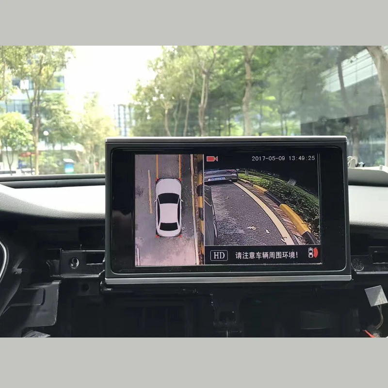 360 Вид Автомобильная камера для AUDI A4 A6 Q7 A7 выше MIB2 хост 3g MMI Plus монитор вокруг вида оригинальная система помощи при парковке