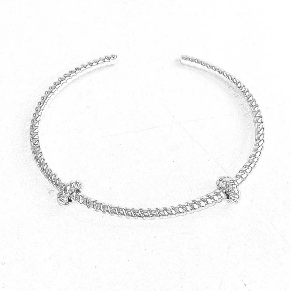 2018 Фирменная Новинка Мода серебро Цвет резьба браслет для бисера Glam пирсинг Для