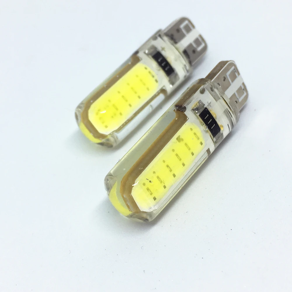 2 шт. водонепроницаемые светодиодные лампы для чтения T10 194 2825 W5W COB 12 В|Сигнальная