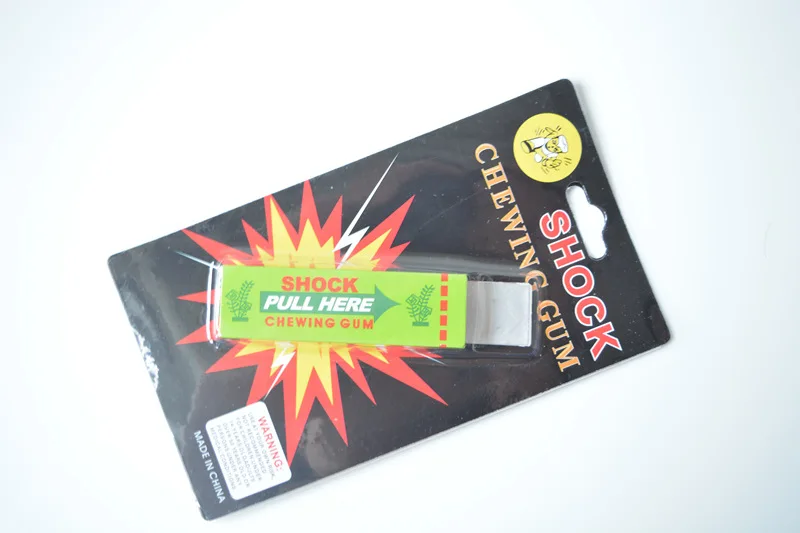 

Electric Shock Joke Chewing Gum Safety Trick Joke Toy Gift Gadget Prank Fun Electric Toys Chewing Gum Toys Pull Head