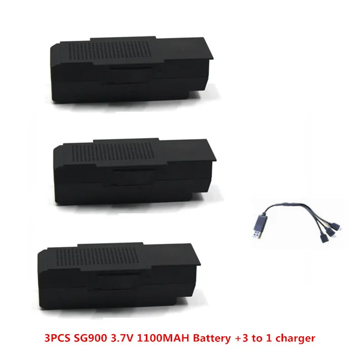 Горячая 7,4 V 1100 mah 3,7 V 1100 mah 2200 mah запасная батарея для SG900 SG900-S X192 X196 wifi FPV RC Дрон модель вертолета - Цвет: SG900 3.7V 1100MAH