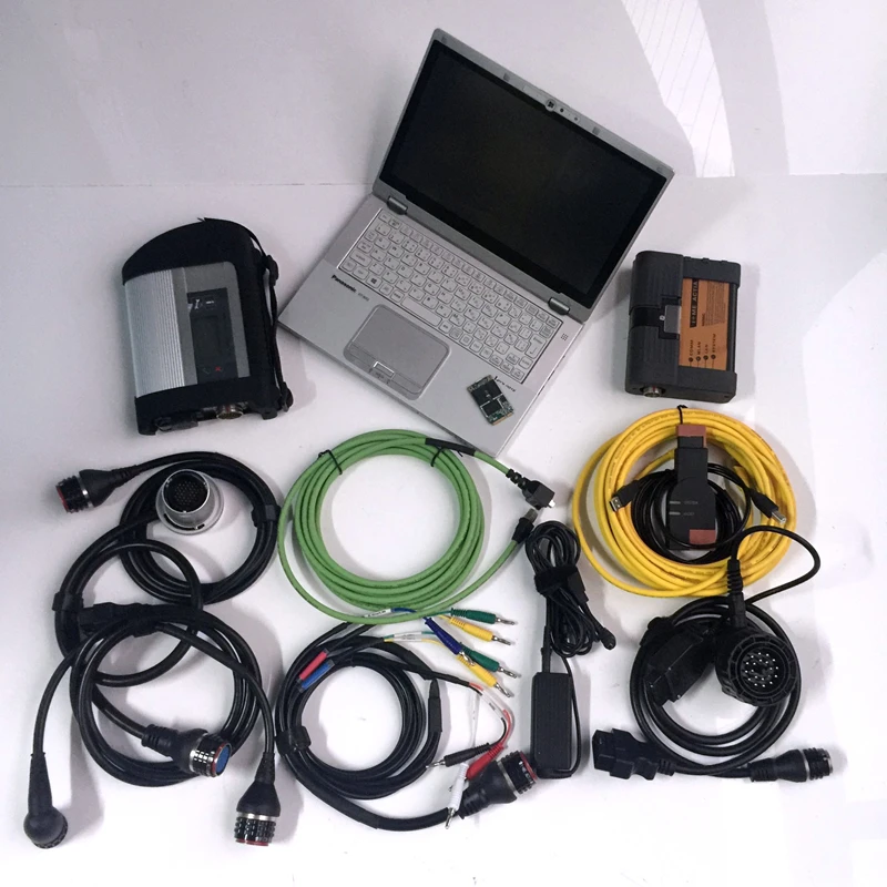 2в1 автоматический диагностический инструмент для Bmw ICOM A2 ISTA D 4 17 P 3 66 + cf ax2 8G б/у