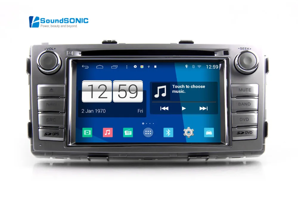 Для Toyota Hilux 2012 2013 2014 2015 Android 4.4.4 2 дин Радио Стерео DVD GPS навигации аудио видео плеер +