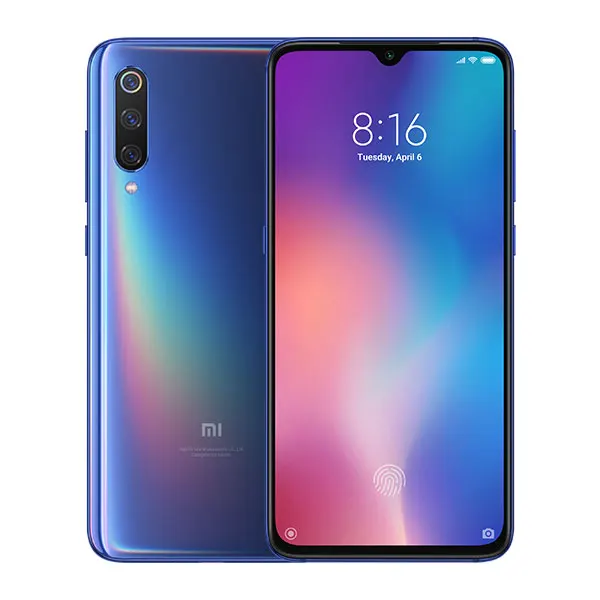Ocean Blue EU Глобальная версия мобильного телефона Xiaomi mi 9 mi 9, 6 ГБ, 64 ГБ, Восьмиядерный процессор Snapdragon 855, 6,39 дюймов, 48 МП, тройная камера с дисплеем, отпечаток пальца - Цвет: Ocean Blue EU