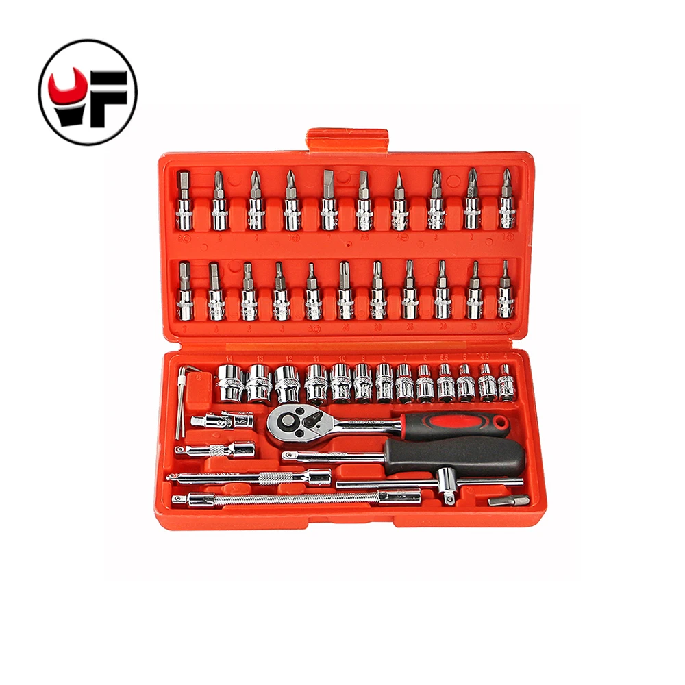 YOFE 46 шт. Высокое качество Набор торцевых головок инструмент для ремонта