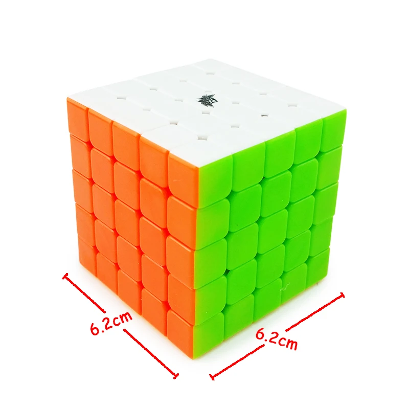 2Pcs Smoothly Rainbow Professional Speed Magic Cube Puzzle Twist Black White Base Classic Brain Game xuanfeng 4x4 5x5 | Игрушки и хобби