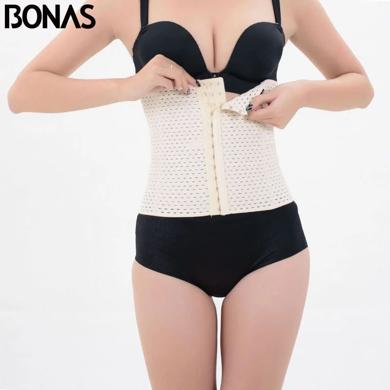Женский корсет для похудения BONAS размера плюс пояс тренировок по талии из