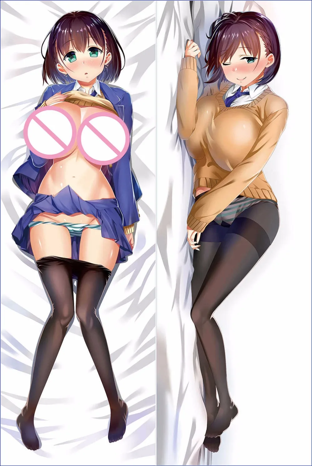

Tawawa on Monday anime Characters sexy big breast girl ai-chan (getsuyoubi no tawana) pillow cover body Pillowcase Dakimakura