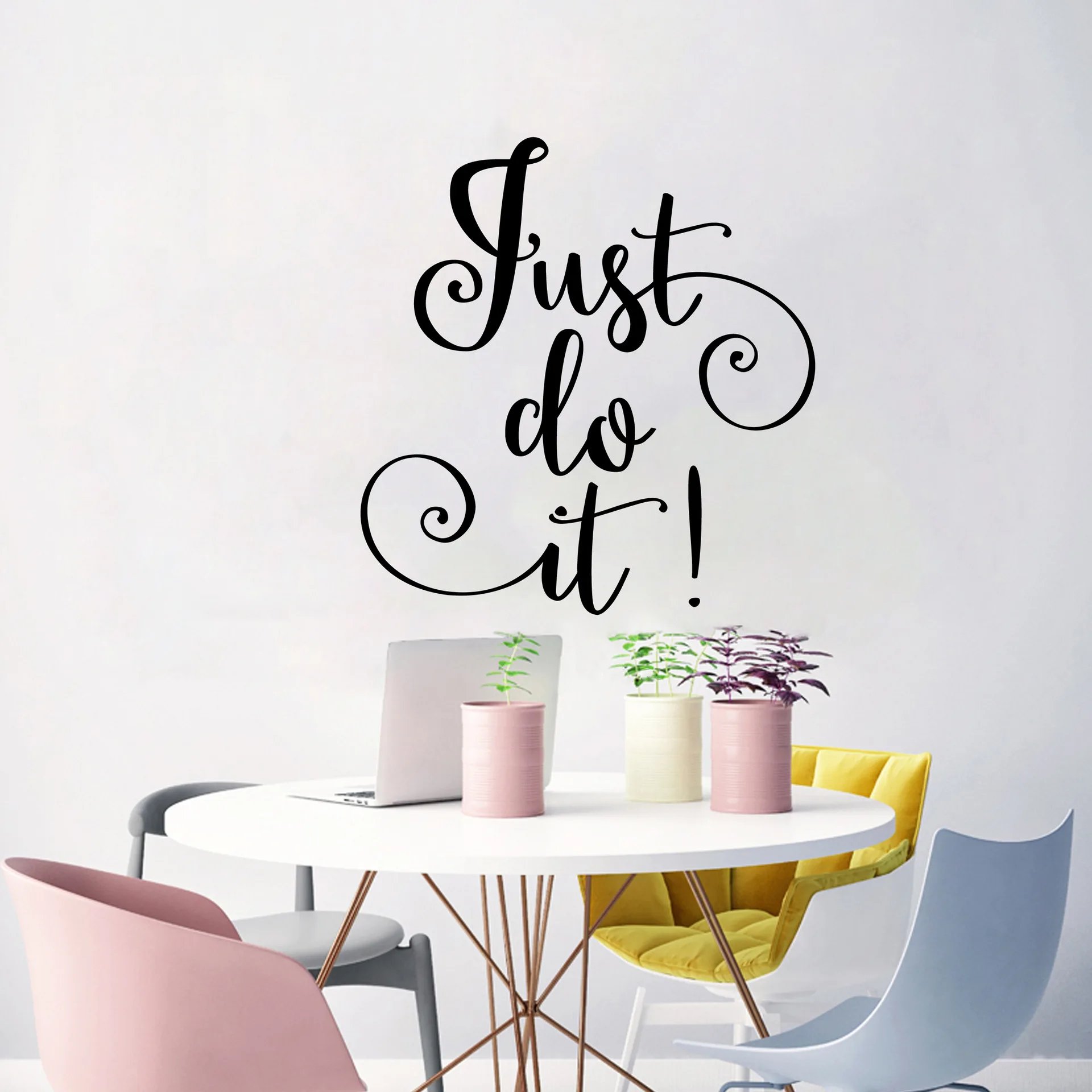 DIY виниловая настенная наклейка s &quotJust Do It&quot декоративная на стену Наклейка для