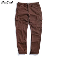 hot new arrived autumn brand fashion casual solid color compression cotton pants men cotton trousers cargo pants mens plus size