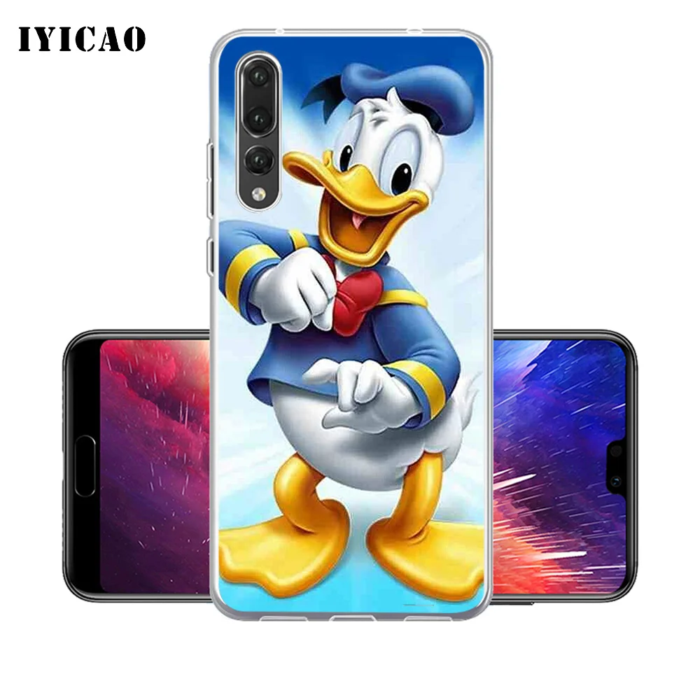 IYICAO Дональд Дак Мягкий силиконовый чехол для телефона Huawei P30 P20 Pro P10 P9 P8 Lite P Smart TPU |