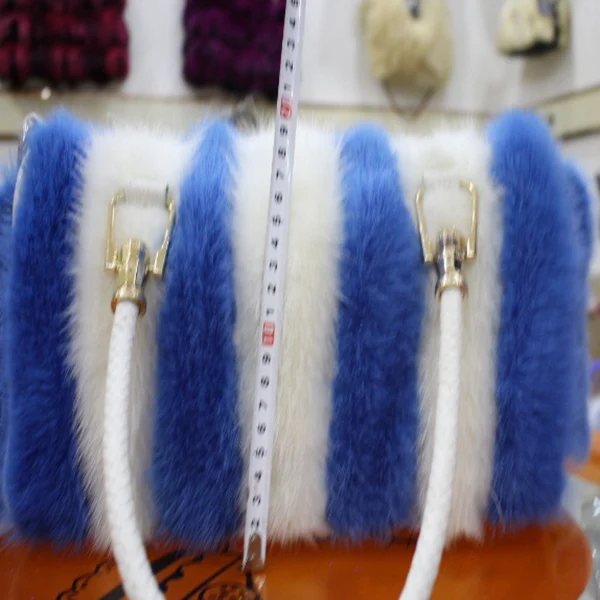 2016 модная кожаная сумка из меха норки женские сумки через плечо натурального