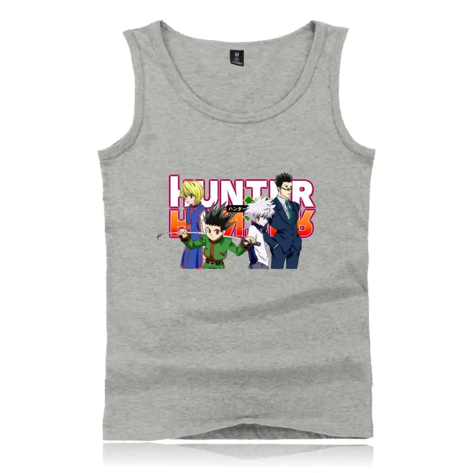 

Hunter X Hunter bodybuilding Tank Tops casual harajuku Tank Top men fitness sleeveless shirt plus size Summer Vest Gym clothes