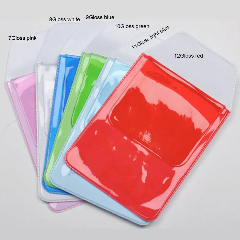 12 Gloss red Дизайн, чехол для ручки медсестры, глянцевая матовая Практичная ручка, вставляется герметичный ПВХ материал, набор пенальти - Цвет: 12 Gloss red