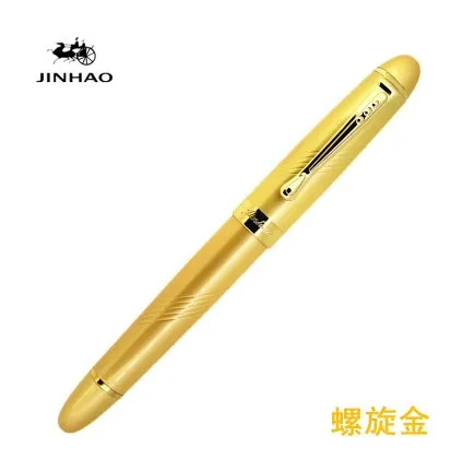 Jinhao X450 классический толстый корпус 1,0 мм изгиб перо каллиграфия ручка Высокое качество Металл перьевая ручка Роскошные чернила подарочные ручки для письма - Цвет: 154