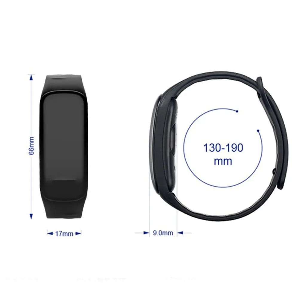C1Plus умный Браслет 0 96 дюймов экран дисплей кровяное давление фитнес-трекер