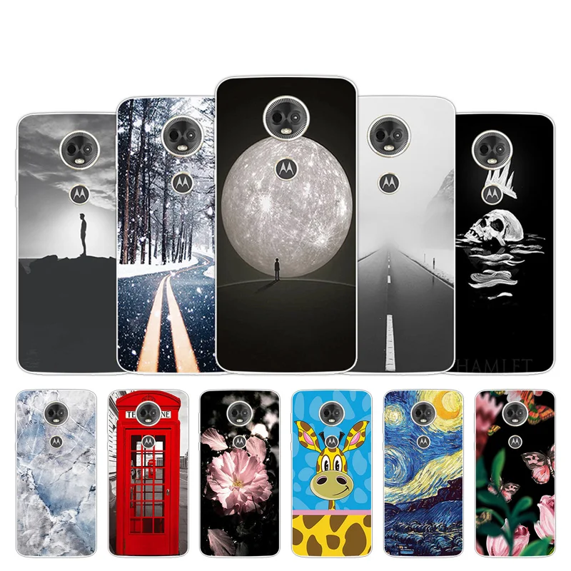 for Motorola E5 Plus Soft Silicone Clear Luxury TPU Capa 6.0 inch MOTO E5Plus E 5Plus Call Box Design Phone Cases | Мобильные