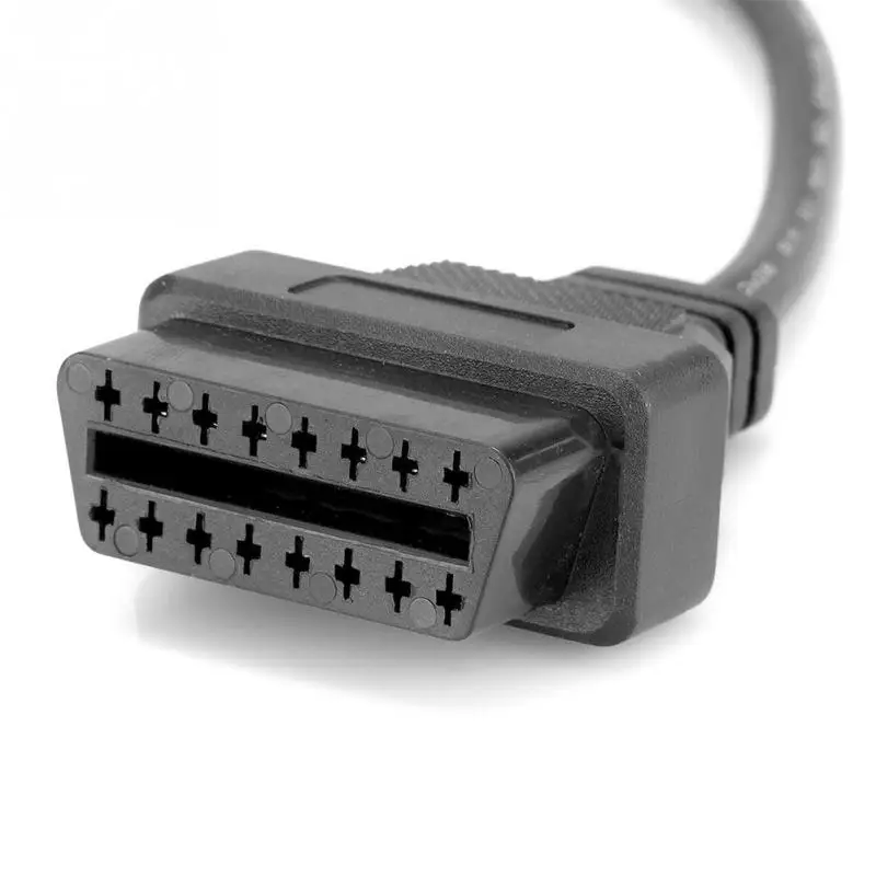 Универсальный 12 Pin OBD1 до 16 Pin OBD2 конвертер Кабель-адаптер