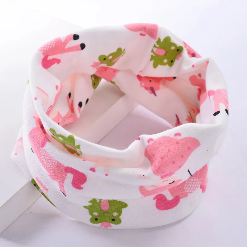 Новинка Хлопковый шарф принцессы с изображением рыбки лягушки и дерева Детский