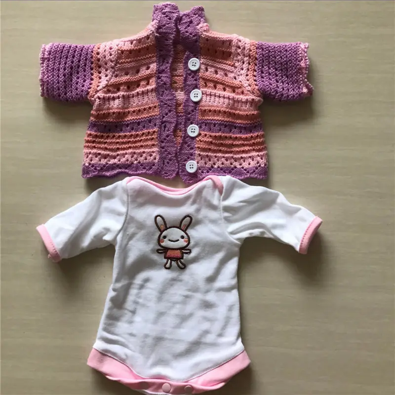 18 дюймов Рождественский Reborn Baby Doll Одежда Лидер продаж 45 см Reborn Baby Doll детская одежда лучшая кукла аксессуары для детей