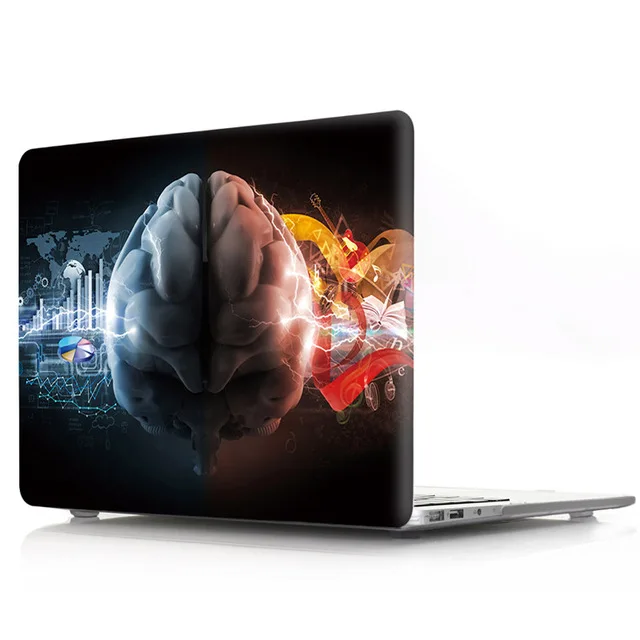 Чехол для Macbook Pro 13 A1502 Уникальный жесткий чехол ноутбука с левым и правым мозгом Air