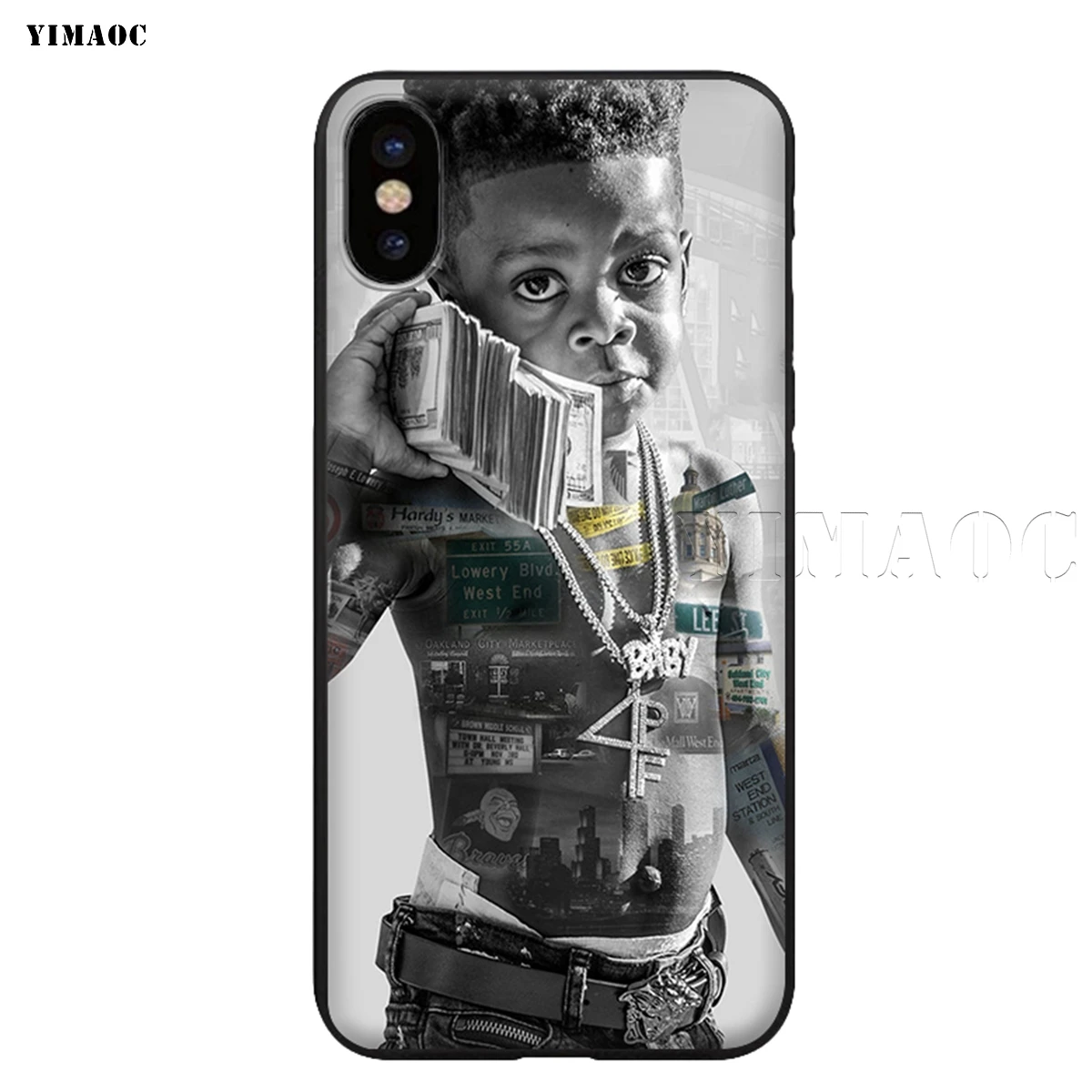YIMAOC Lil Baby Мягкий силиконовый чехол для iPhone 11 Pro XS Max XR X 8 7 6 6S Plus 5 5S se - Цвет: 3