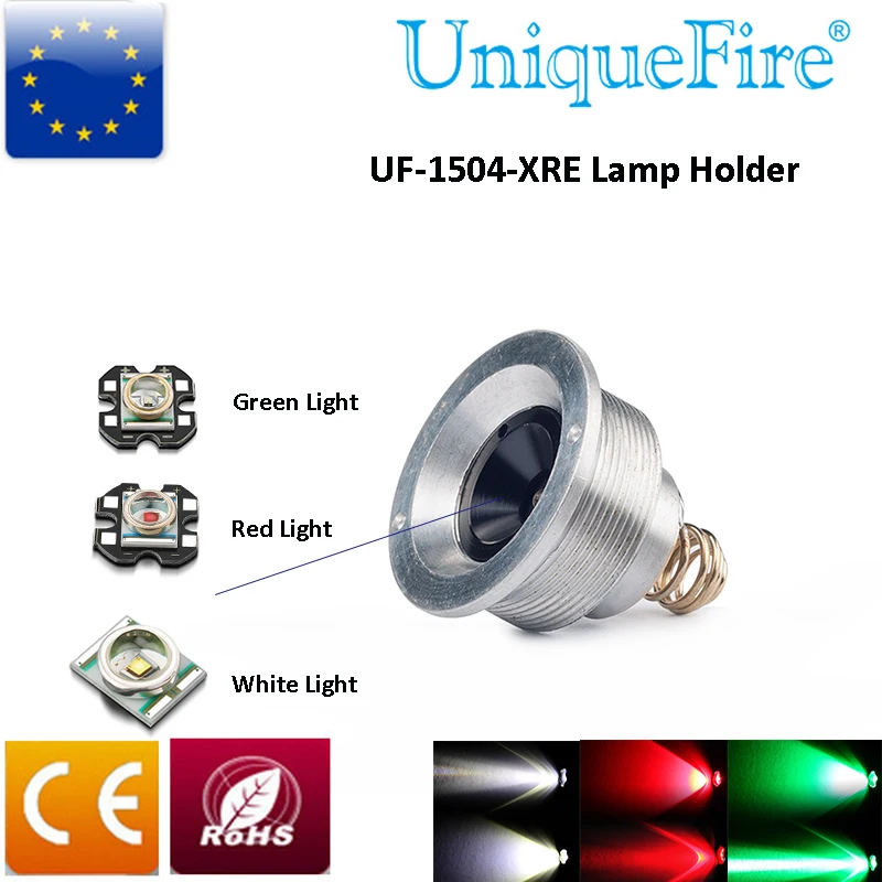 Уникальный фонарик держатель лампы XRE(G/R/W) светодиодный 3 режима с Драйвером |