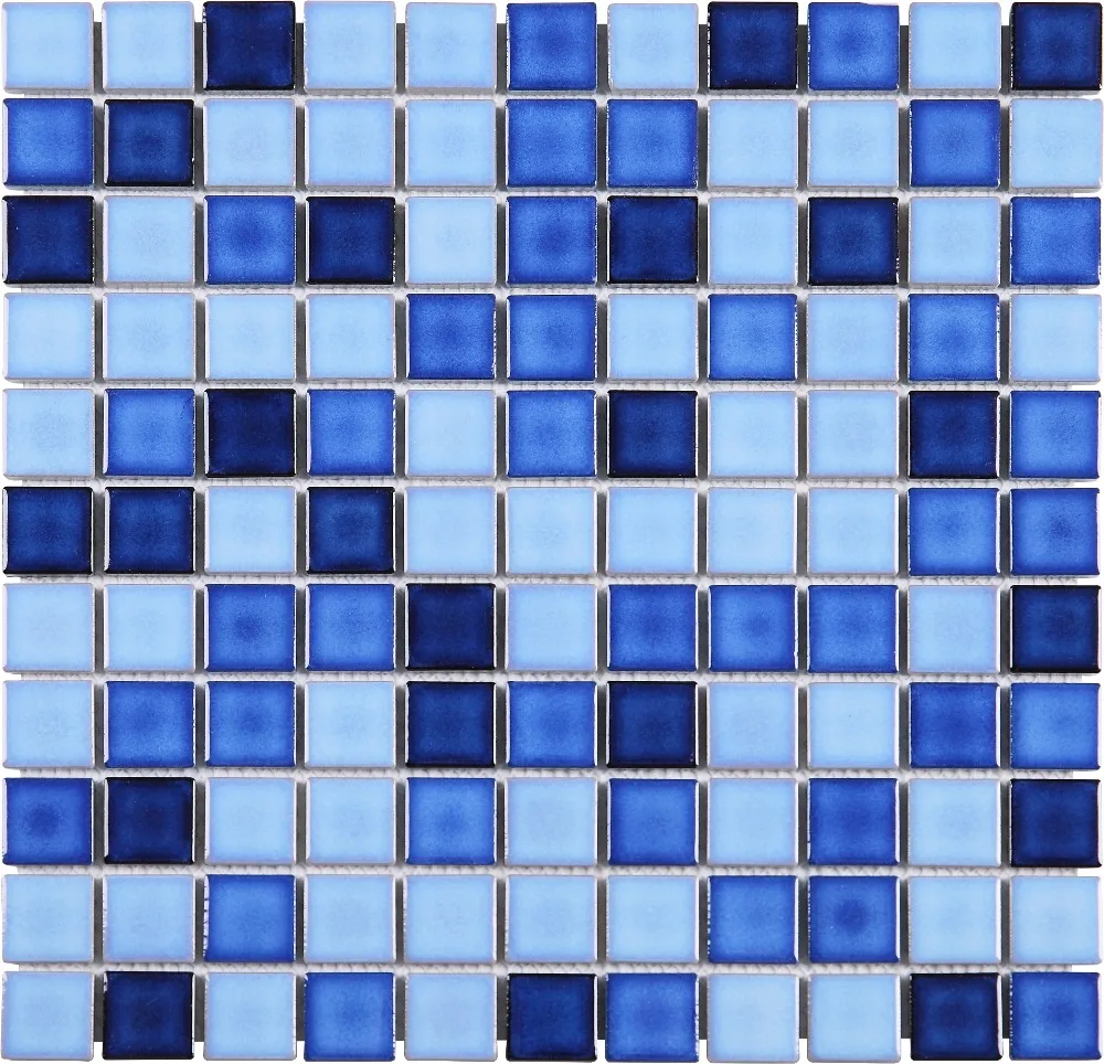 

1"x1"Swimming pool tiles, blue mosaic tiles, TCJ2530