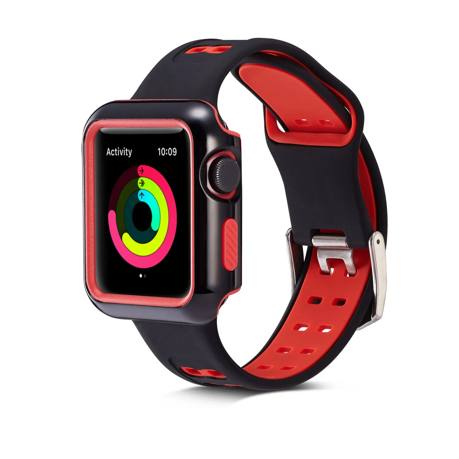 Ремешок силиконовый спортивный для Apple Watch Band Series 1/2/3 2 цвета|Ремешки часов| |