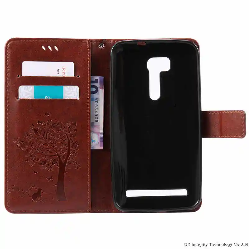 Кожаный бумажник чехол для Asus Zenfone 2 Go ZB551KL ZB452KG ZD552KL слайд милые Стенд | Мобильные