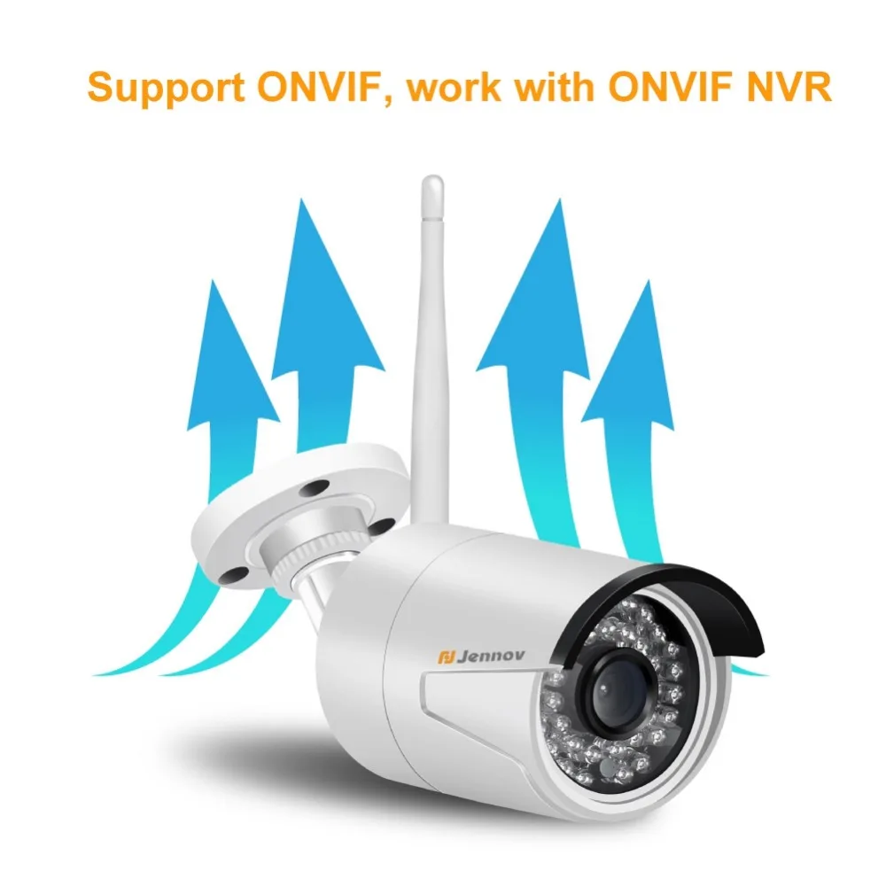 1080P ONVIF WI FI Водонепроницаемый Камеры Скрытого видеонаблюдения Беспроводной IP