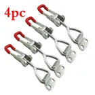Комплект из 4 предметов GH-4001 Универсальный Quick Charge металлический 100 кг 220 фунтов проводится Выдержка Ёмкость защелка ручной инструмент тоггл зажим P0.2