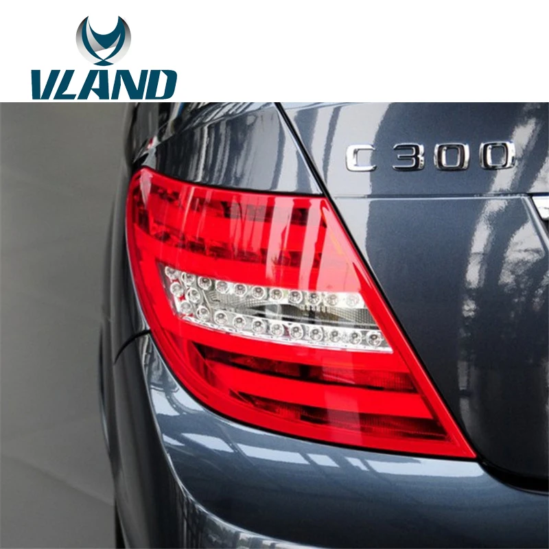 VLAND завод для автомобилей Taillamp W204 C200 2011 2012 2013 Led бар задний фонарь Plug And Play дизайн +