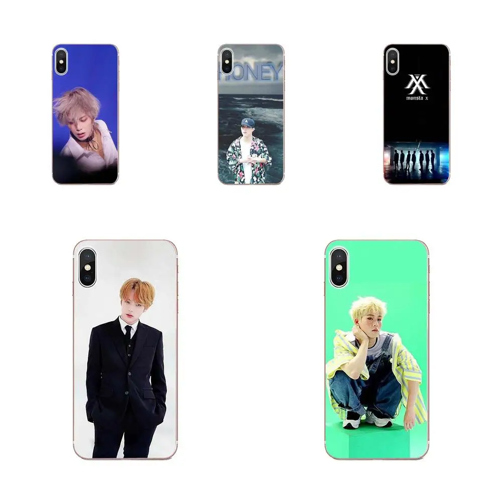 Мягкие силиконовые прозрачные чехлы для мальчиков Monsta X Kpop из ТПУ Galaxy J1 J2 J3 J330 J4 J5 J6