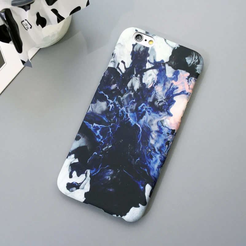 Чехол для телефона LACK жесткий чехол с рисунком мрамора и камня Iphone 5 5S SE граффити
