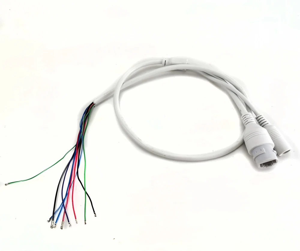 NEW CCTV IP Network WiFi HD Camera PCB Module video power cable RJ45 female &amp DC male White | Безопасность и защита