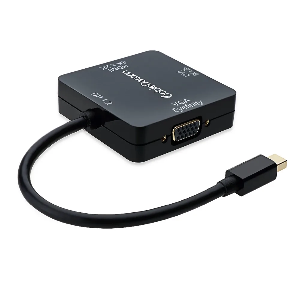 Док станция Thunderbolt 2 Mini displayport для hdmi 4K vga dvi многопортовый адаптер конвертер кабель