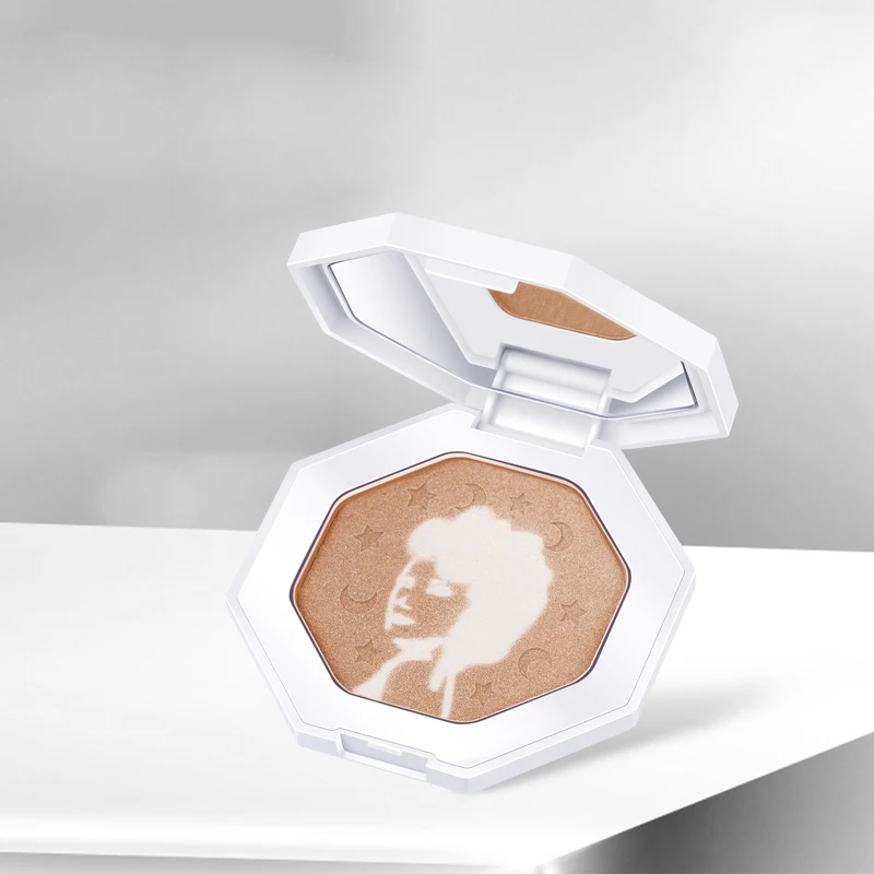 MIXDAIR Shimmer Make Up хайлайтер пудра палитра Набор свечения 2 вида цветов в 1 контур лица