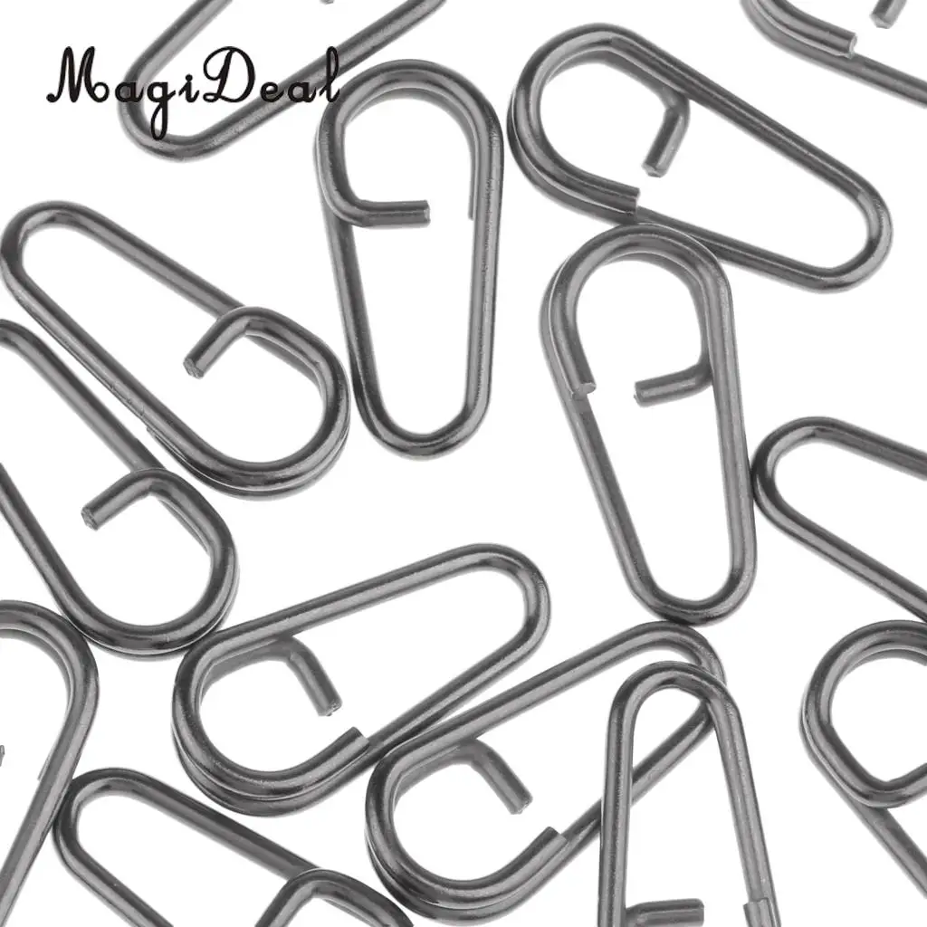 100 шт. Нержавеющая сталь Овальный Разделение кольца рыболовная оснастка Разъем