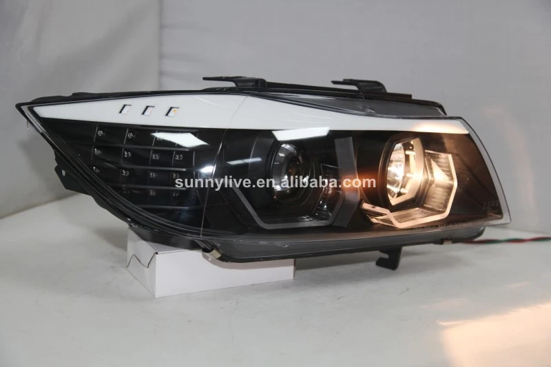 Светодиодная фара Angel Eyes JYV2 для BMW E90 330I 320I 318i|Фара авто в сборе| |