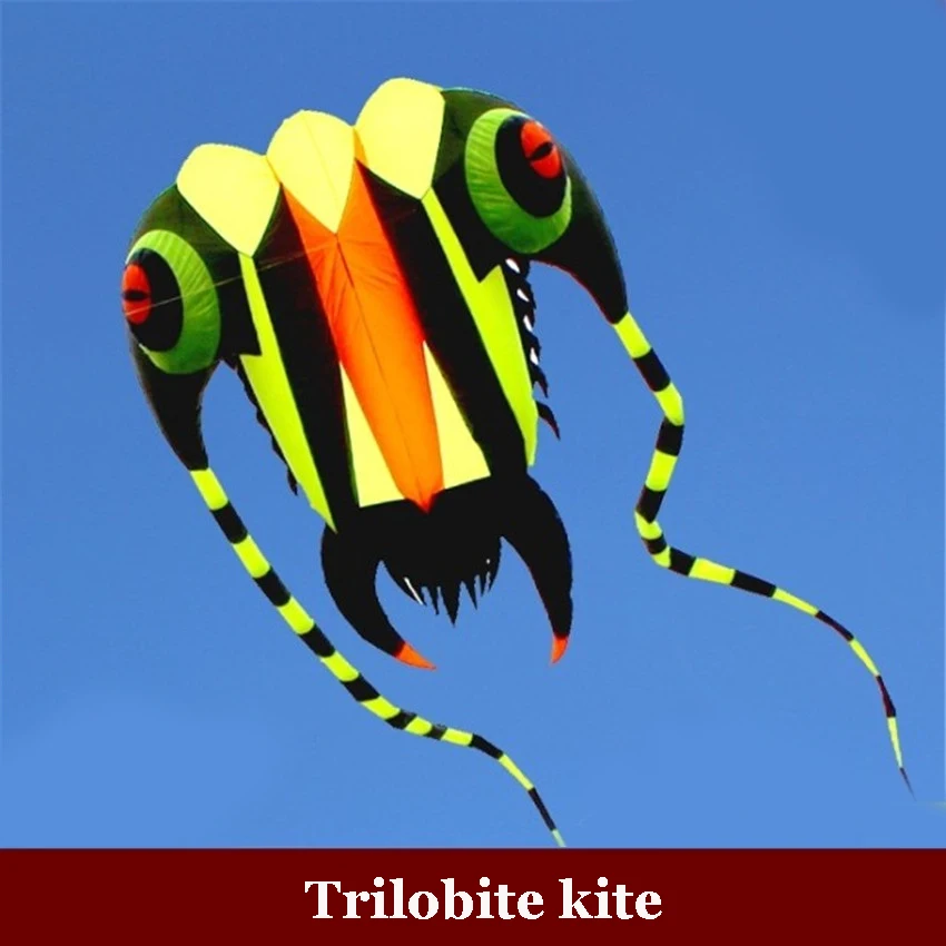 

1PC 40 sqm Trilobite Kite Outdoor Sport Dolphins Kites Easy to Fly Frameless flying toys, soft kite, show kite, Lifter