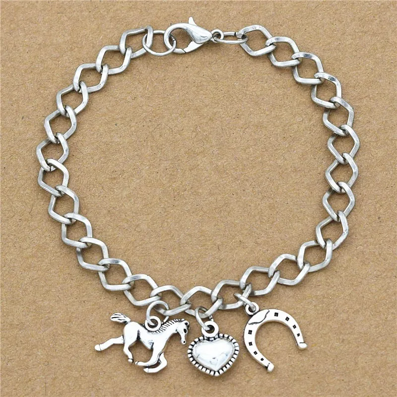 2018 уникальные милые животные на удачу лошадь ювелирные изделия антикварная