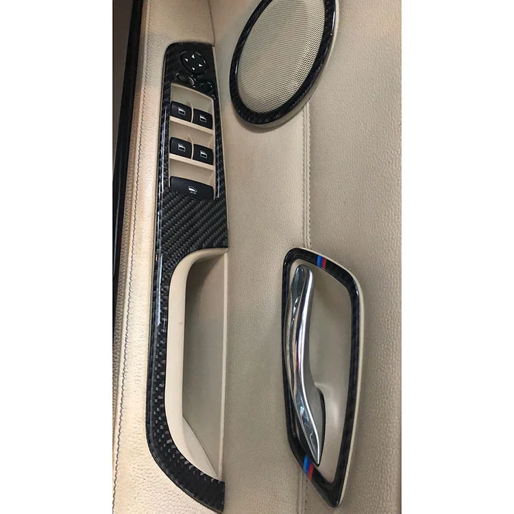 Для BMW E90/M3/E93/E92 07 11 2 дверный купе углеродного волокна стеклоподъемник Панель